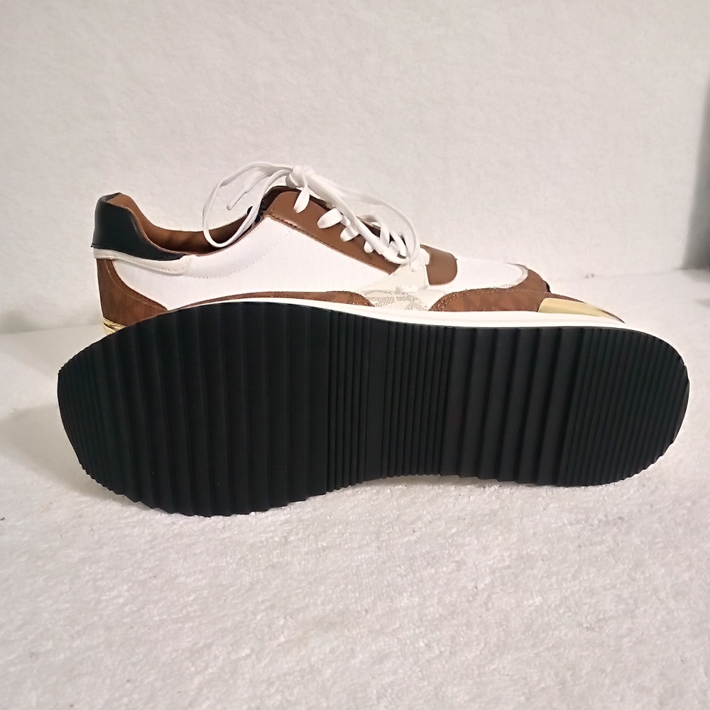 MICHAEL KORS WOMEN'S MARIAH TRAINER SNEAKERS   SIZE 9.5 | - Picture 10 of 10